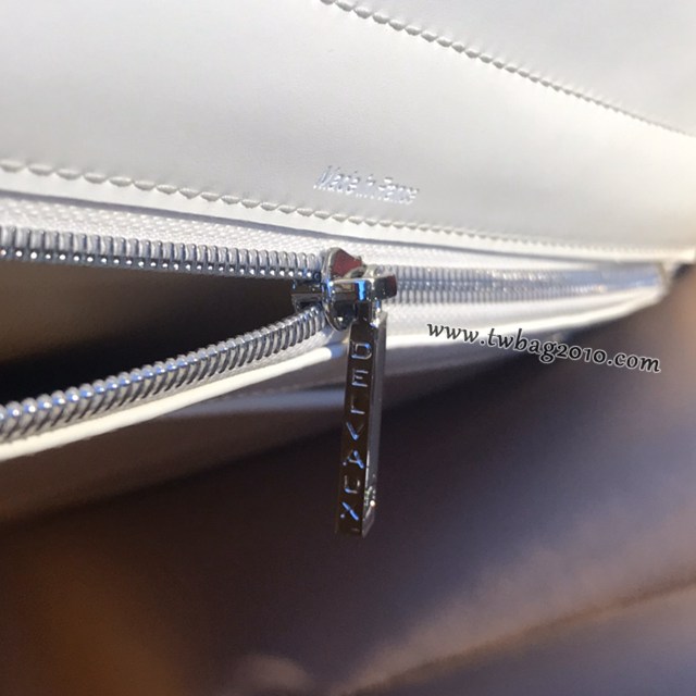Delvaux專櫃經典款brillant手提包 德爾沃白色box皮超大號女包 bxs1069